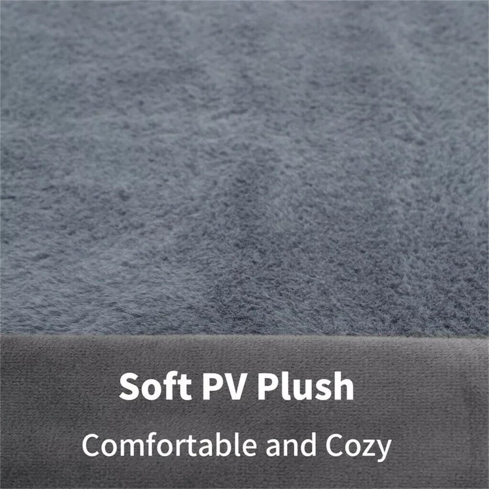 PawfectFriend Orthopedic Dog Bed 3-Side Comfort Bolster Padded Calming Mattress Bed with Removable Cover