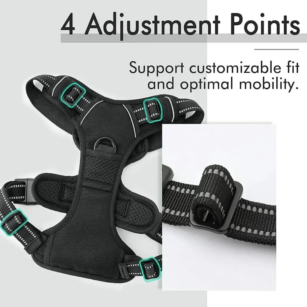 PawfectFriend No-Pull Dog Harness Vest with Leash Adjustable Outdoor Handle Puppy Pet 