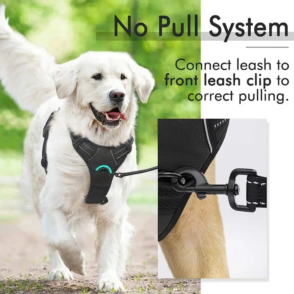 PawfectFriend No-Pull Dog Harness Vest with Leash Adjustable Outdoor Handle Puppy Pet 
