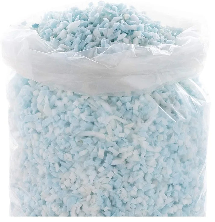 PawfectFriend 9KG Shredded High-Density Foam Filling – Memory Foam Blend for Dog Beds, Pillows, Cushions & Bean Bags (400L Expanded) 