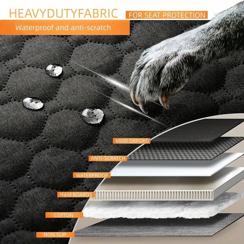 PawfectFriend Waterproof Reversible Dog Blanket Cozy Washable Pet Bed Cover for Home or Travel 