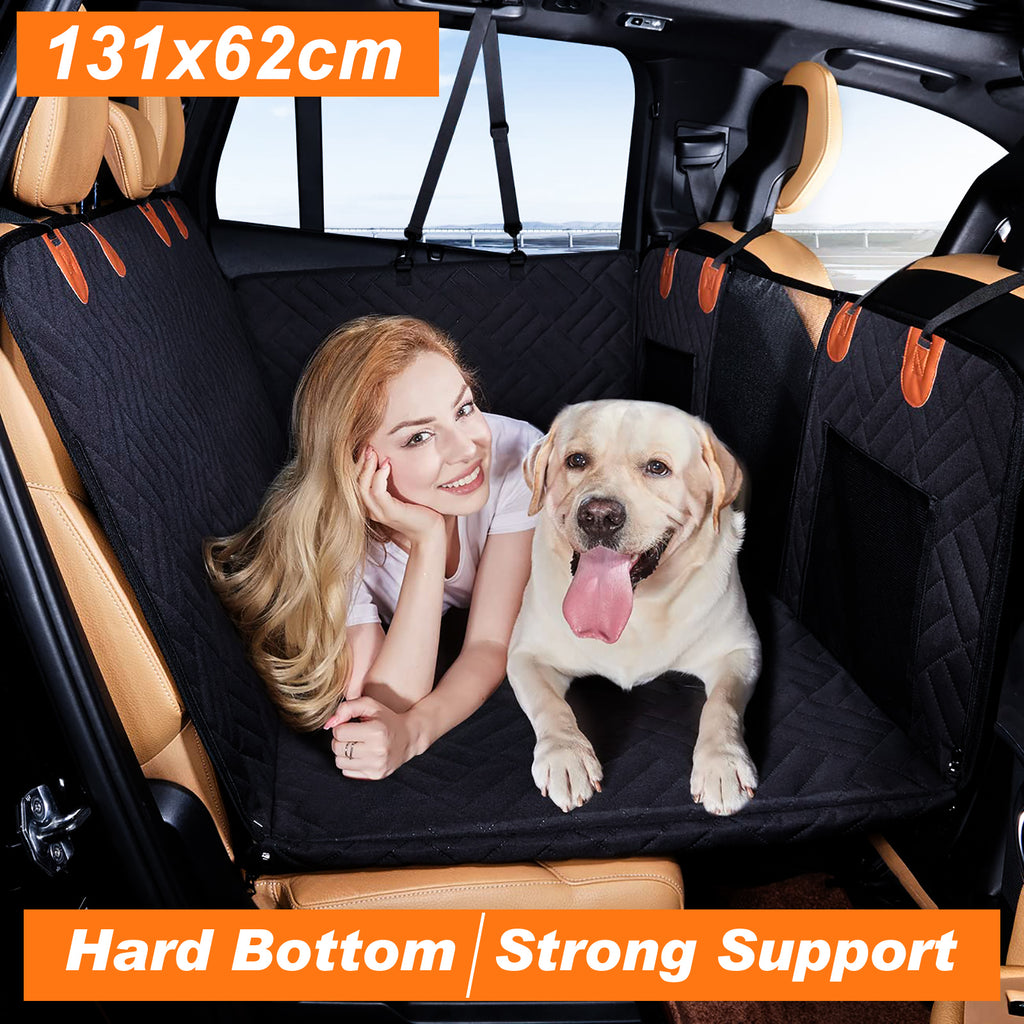 Hard Bottom Car Seat Extender Hammock for Dogs Pawfectfriend Waterproof Pet cover