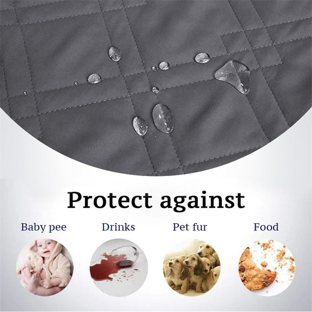 PawfectFriend Waterproof Dog Bed Cover & Pet Blanket Grey Washable Furniture Protector for Couch Sofa Bed Multiple Sizes 