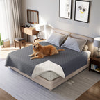 PawfectFriend Waterproof Dog Bed Cover & Pet Blanket Grey Washable Furniture Protector for Couch Sofa Bed Multiple Sizes 