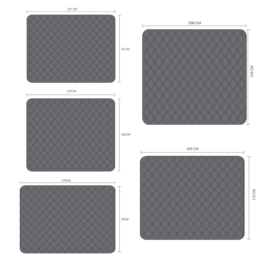 PawfectFriend Waterproof Dog Bed Cover & Pet Blanket Grey Washable Furniture Protector for Couch Sofa Bed Multiple Sizes 