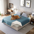 PawfectFriend Waterproof Non-Slip Pet Dog Bed Mattress Cover Light Blue Waterproof Protective