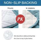 PawfectFriend Waterproof Non-Slip Pet Dog Bed Mattress Cover Light Blue Waterproof Protective