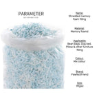 PawfectFriend 9KG Shredded High-Density Foam Filling – Memory Foam Blend for Dog Beds, Pillows, Cushions & Bean Bags (400L Expanded) 