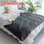 PawfectFriend Waterproof Reversible Dog Blanket Cozy Washable Pet Bed Cover for Home or Travel 