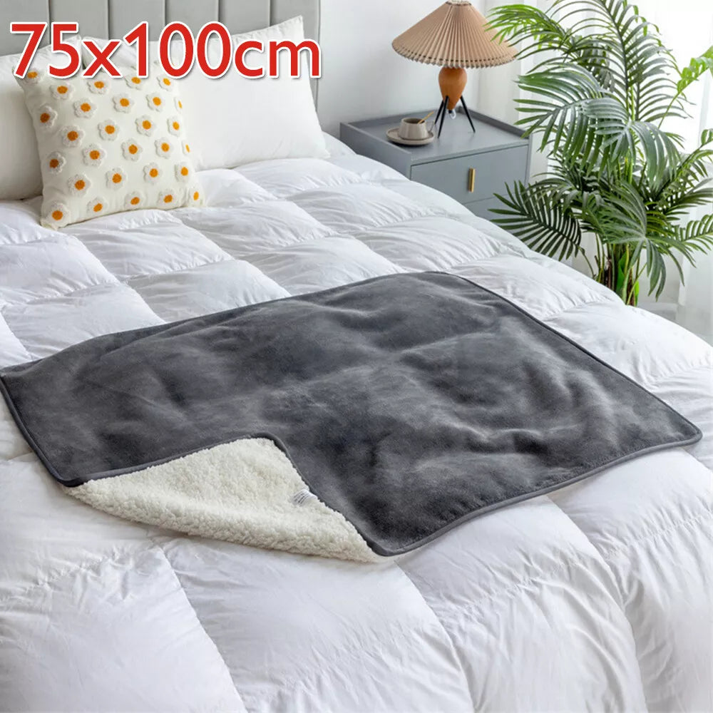 PawfectFriend Waterproof Reversible Dog Blanket Cozy Washable Pet Bed Cover for Home or Travel 