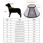PawfectFriend Adjustable Recovery Cone Collar for Dogs & Cats – Soft, Protective, and Comfortable – Prevents Licking & Scratching 