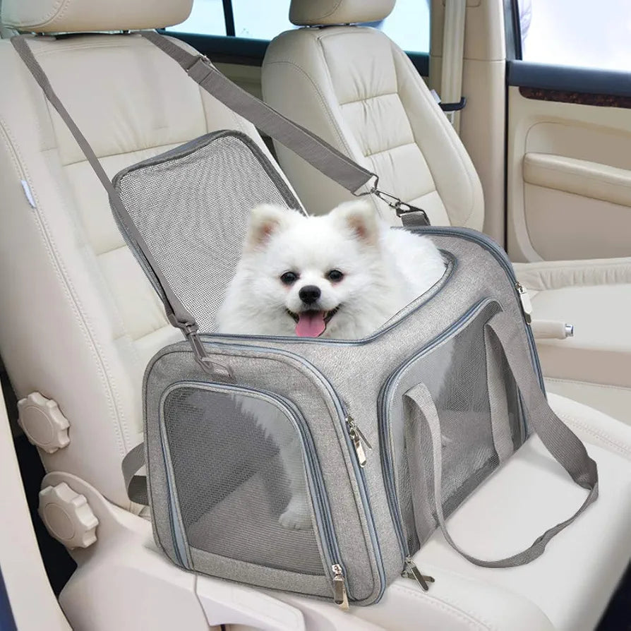 Collapsible cat and small dog carrier - photo 5