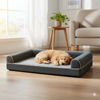 PawfectFriend Cozy Cuddler Bed for Dogs – With Supportive Bolsters & Plush Top
