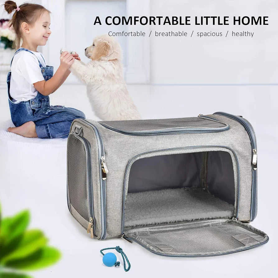 Collapsible cat and small dog carrier - photo 7